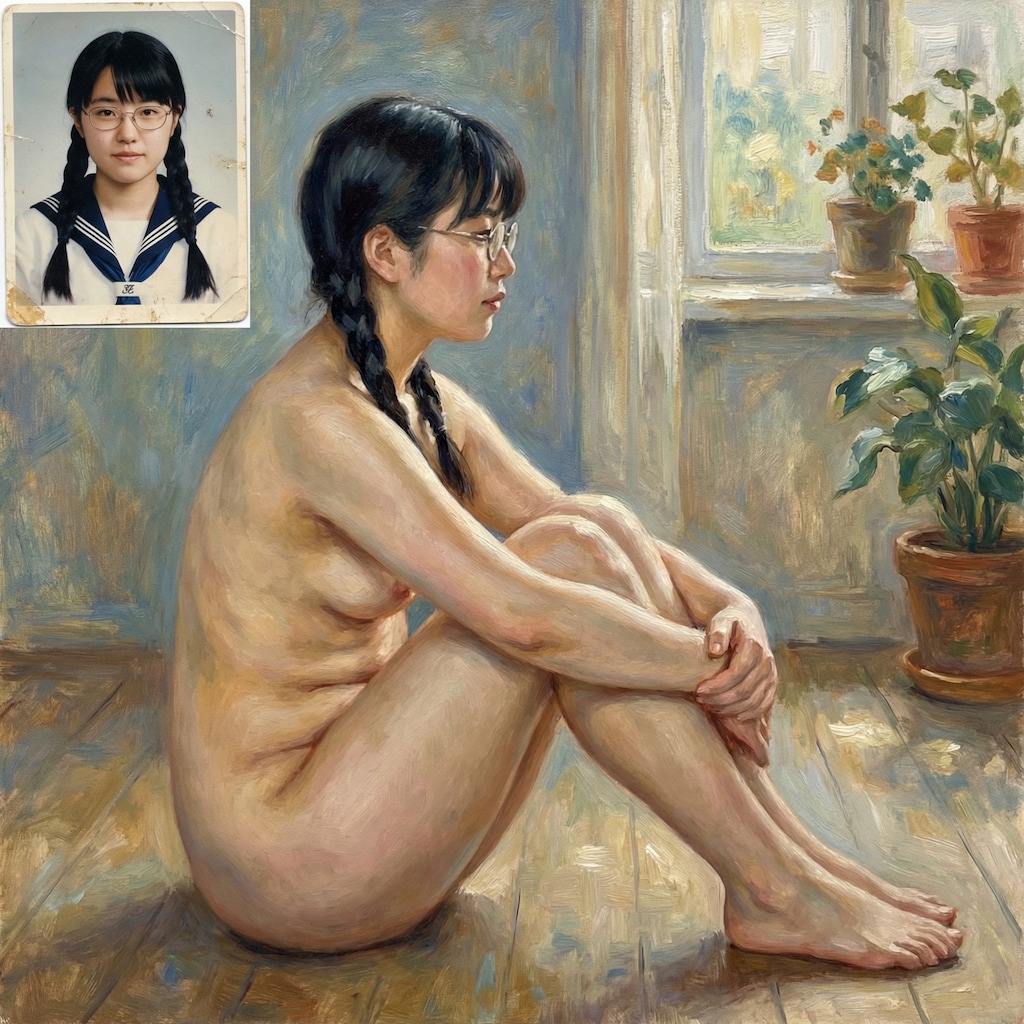 セーラー服と裸婦画