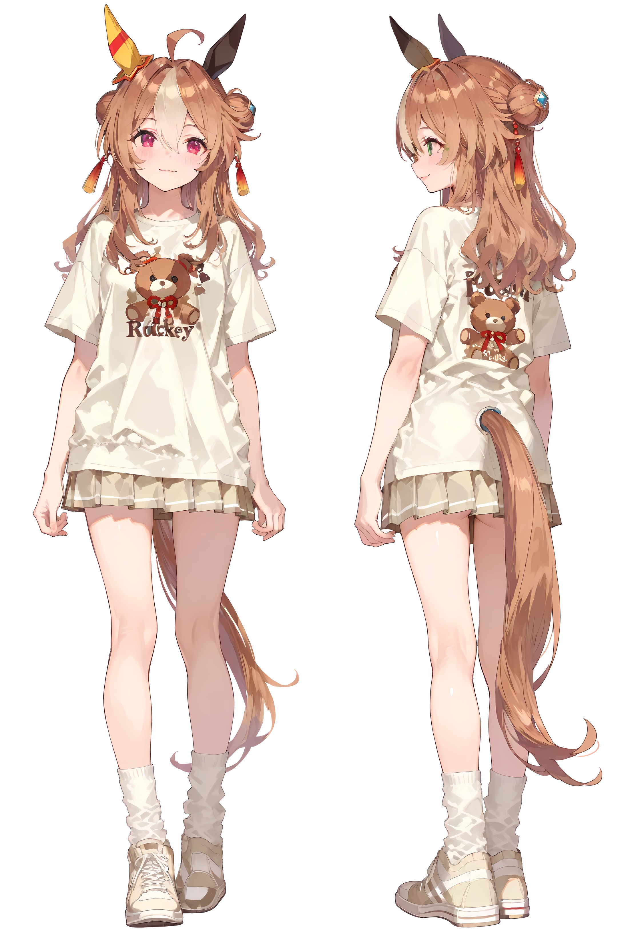 尾と耳を持つ少女