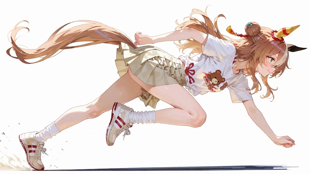 尾と耳を持つ少女