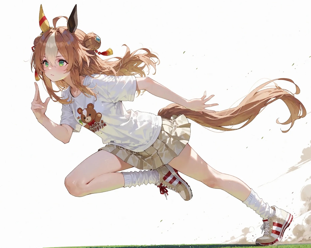 尾と耳を持つ少女