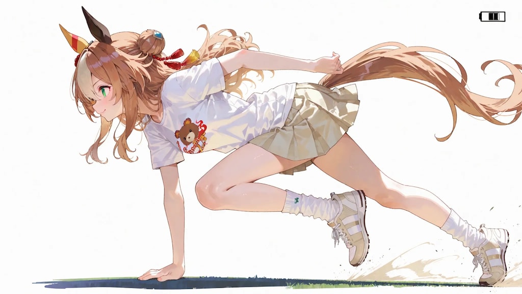 尾と耳を持つ少女