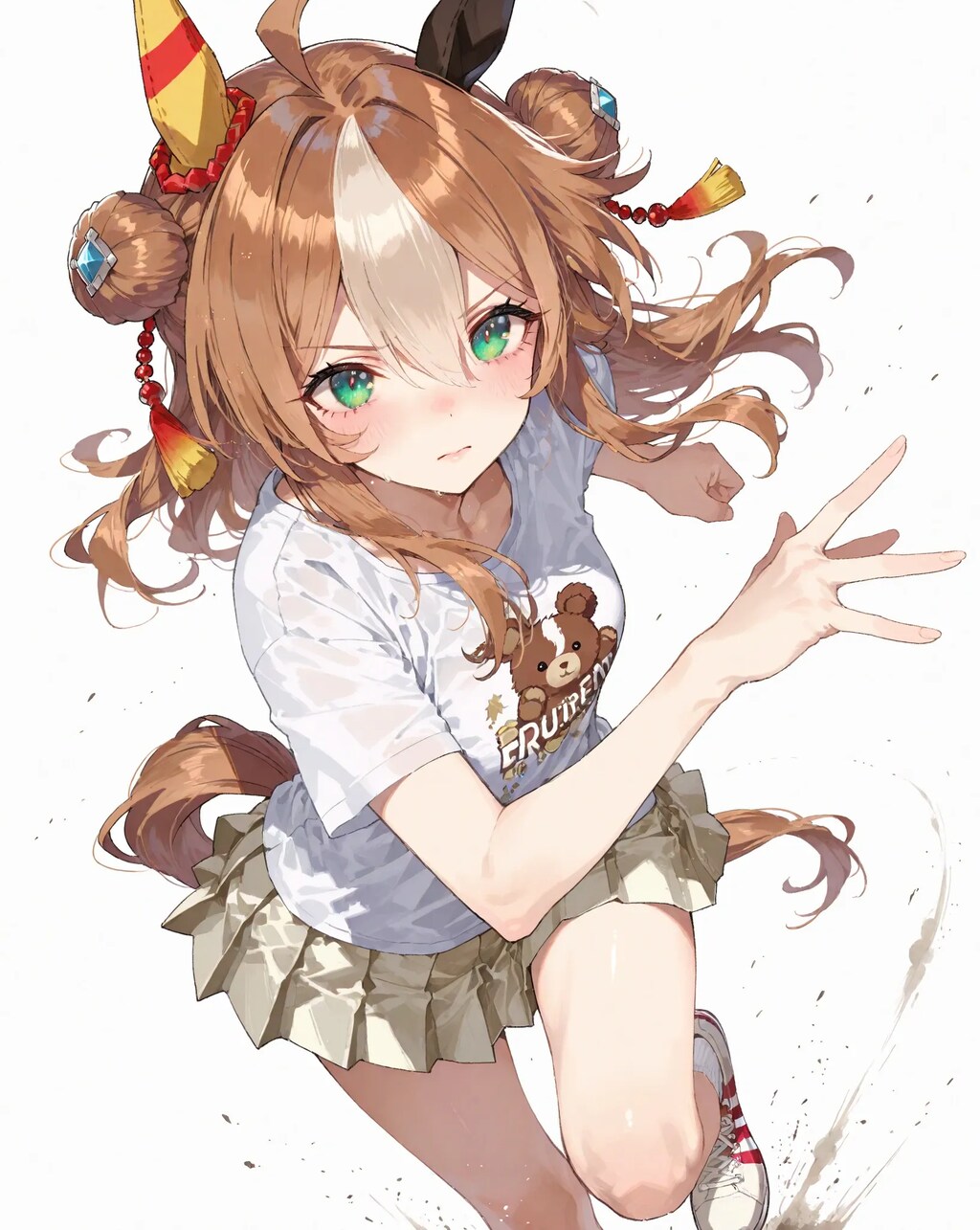 尾と耳を持つ少女