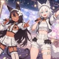 ケモ耳コンビ -Idol outfit?!- 2枚目