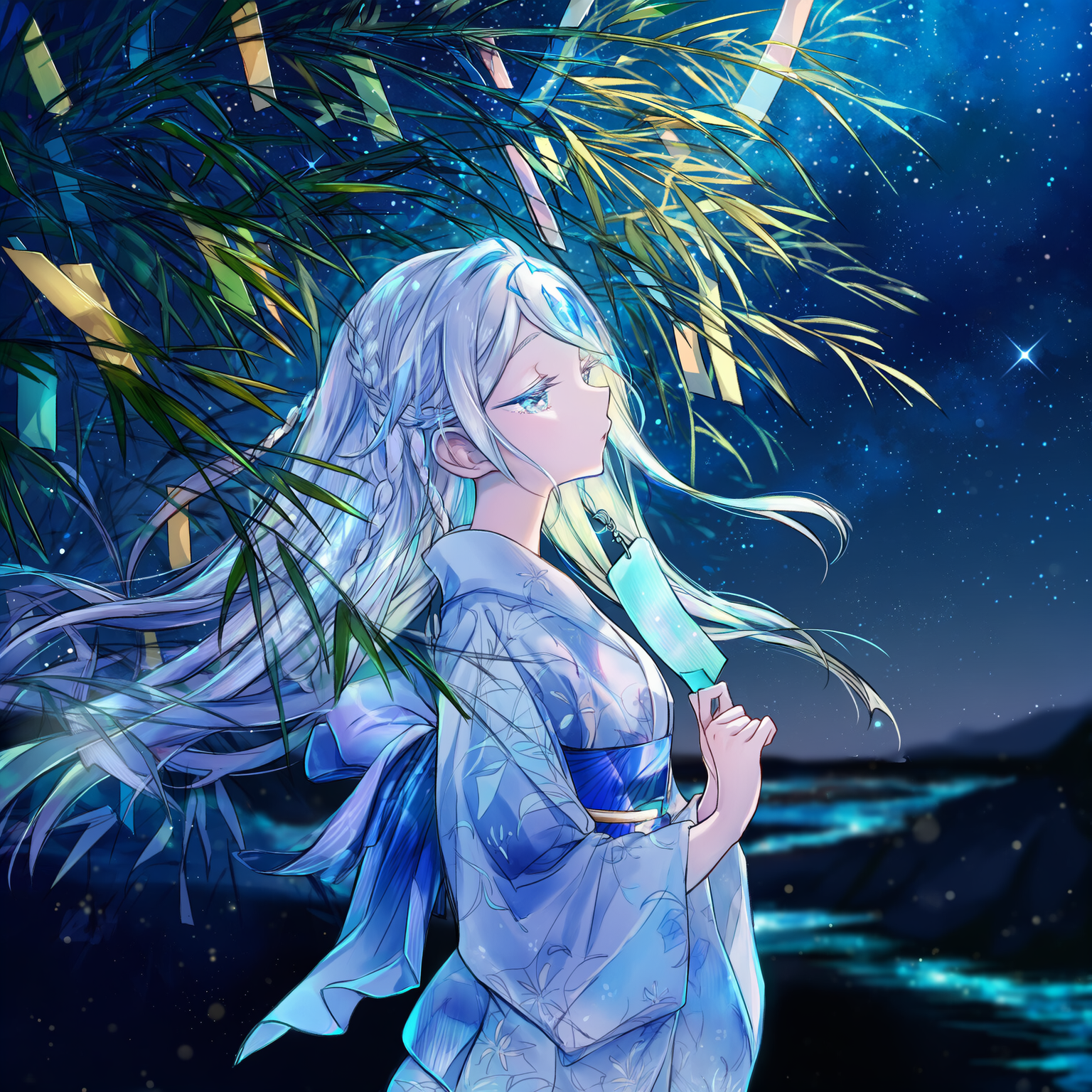 七夕　願いを込めて | の人気AIイラスト・グラビア