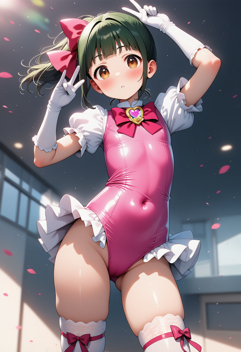 決めポーズ考え中