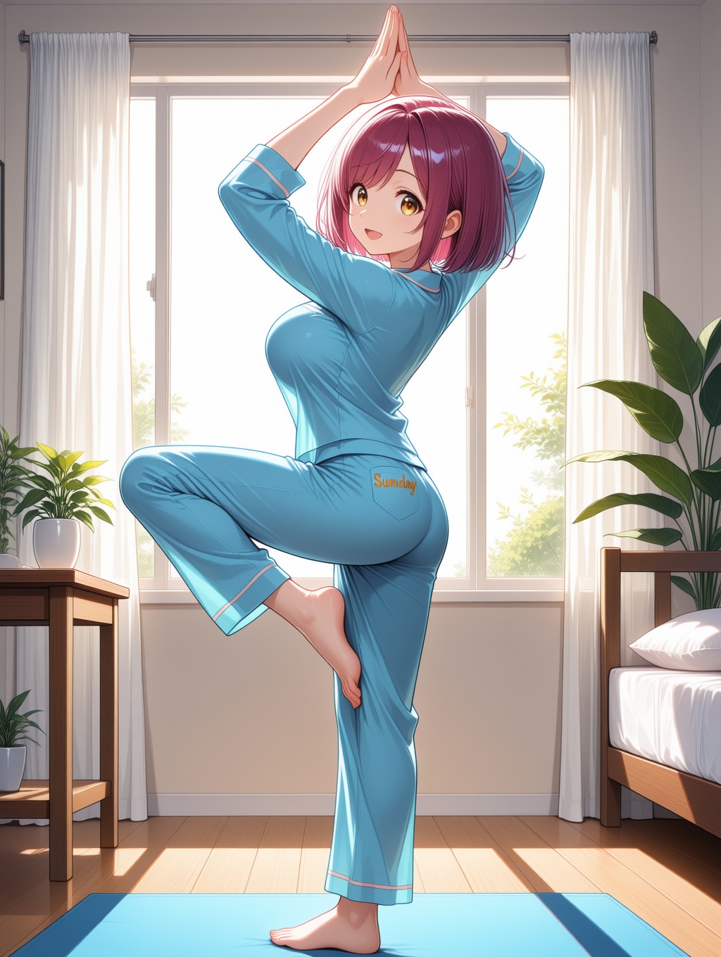 おはようございます（挨拶メイドの芽衣ちゃん）