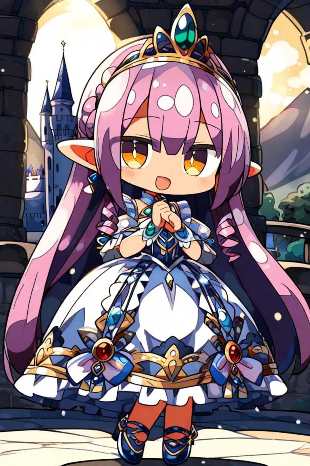 ちびキャラ　お姫様