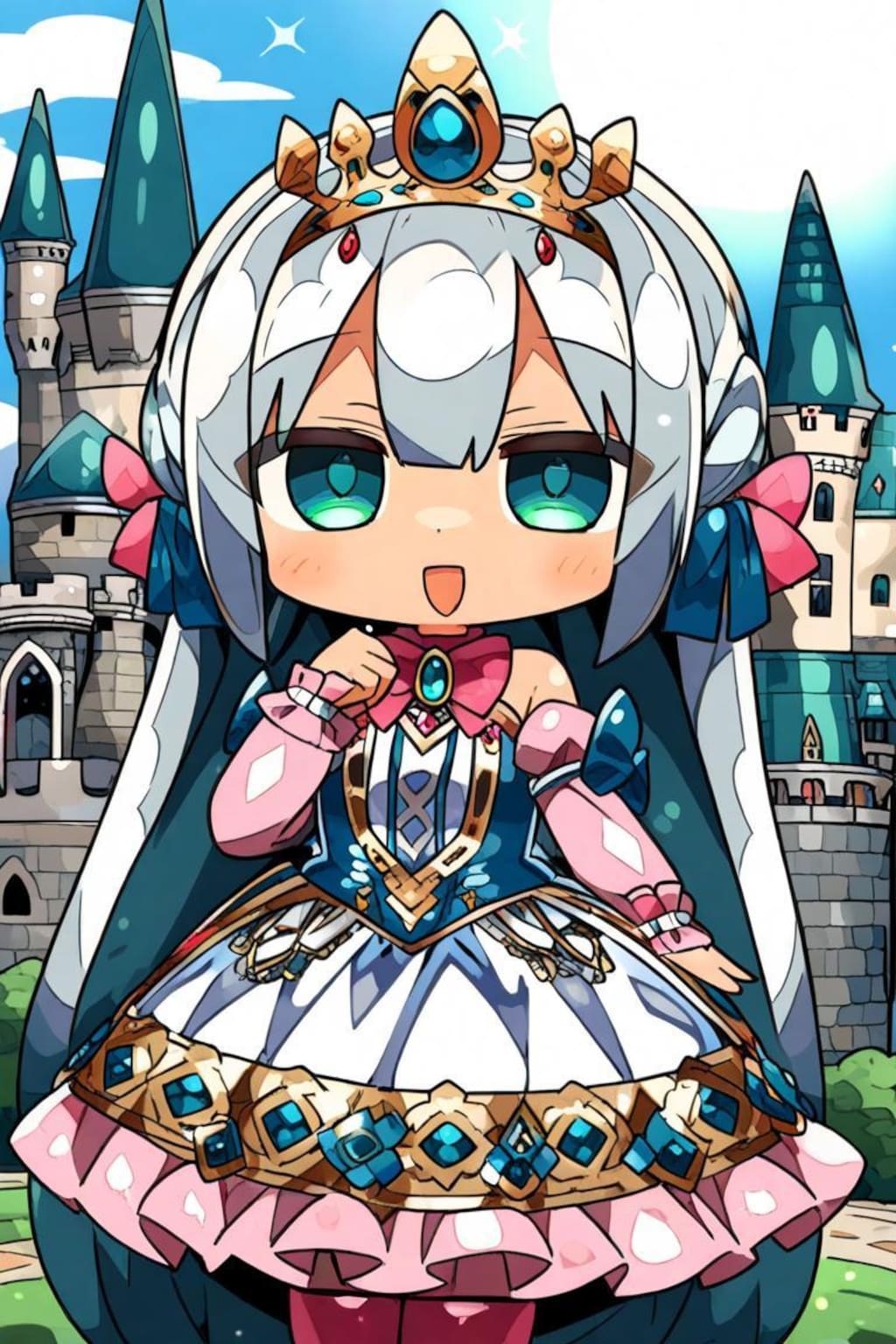 ちびキャラ　お姫様