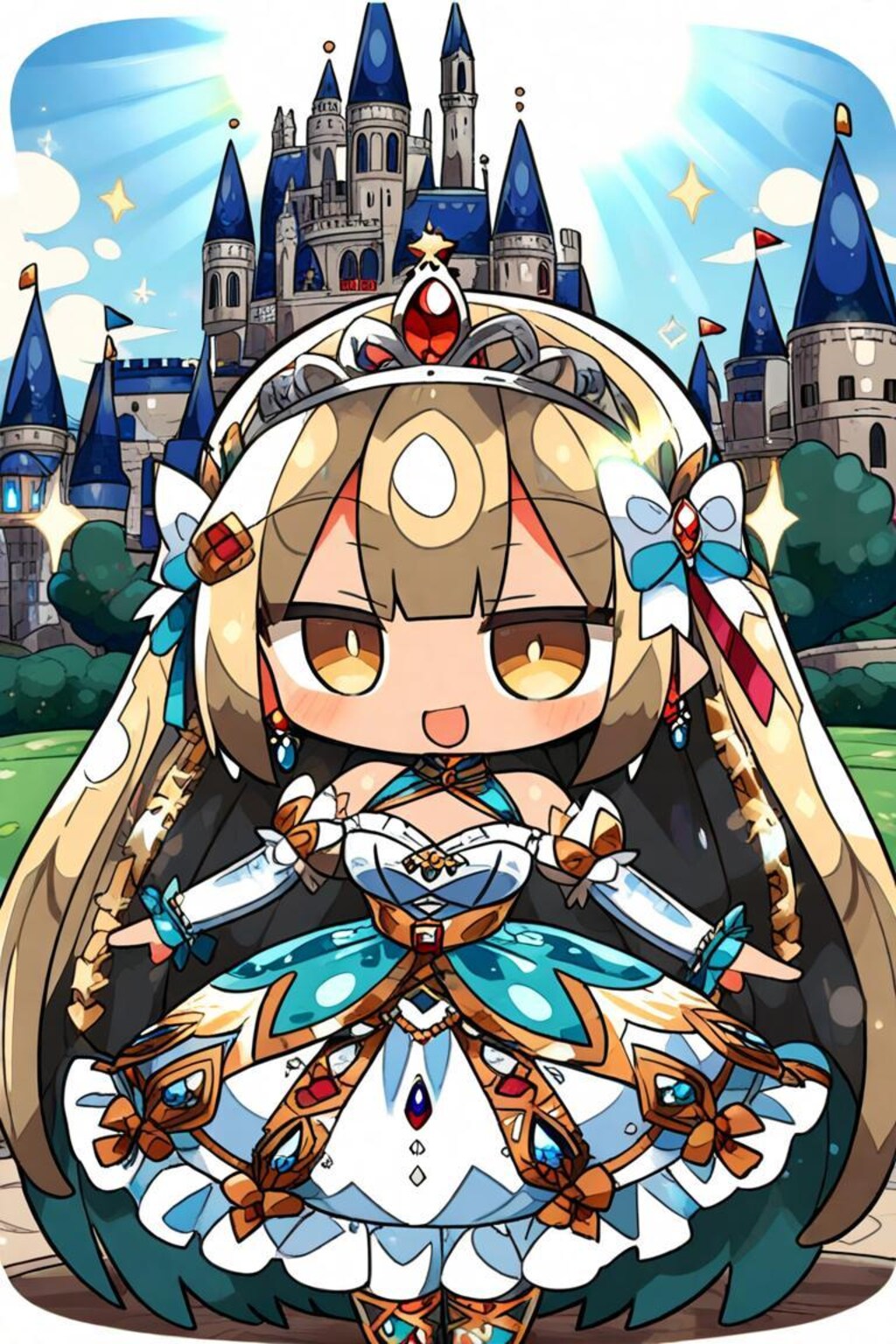 ちびキャラ　お姫様