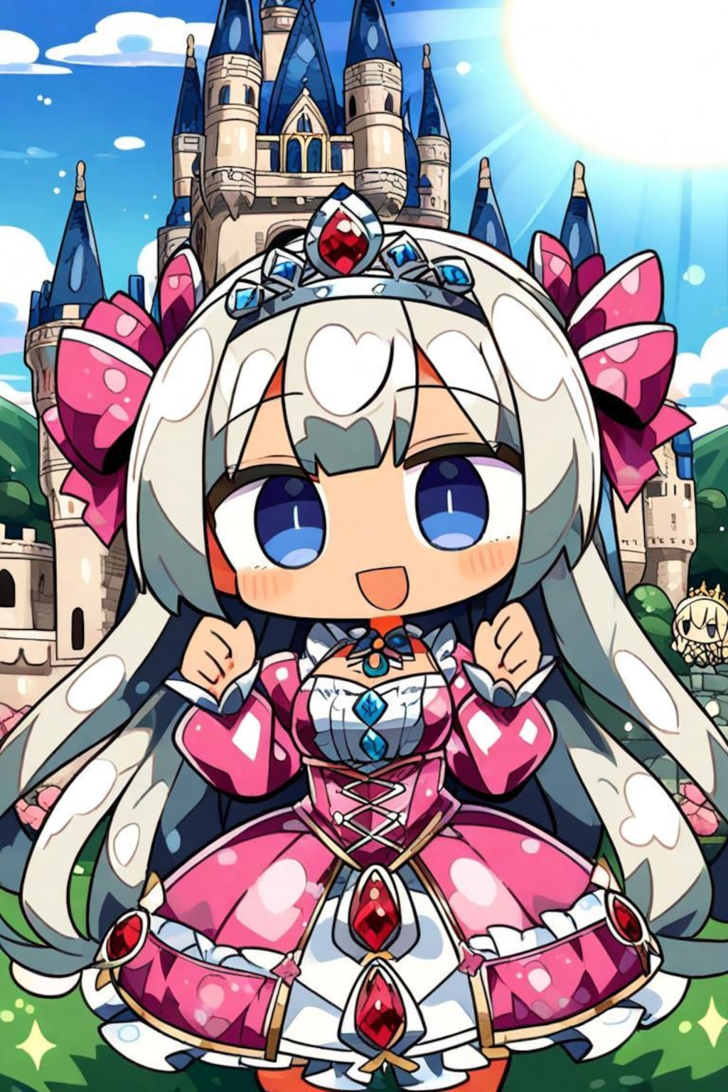 ちびキャラ　お姫様