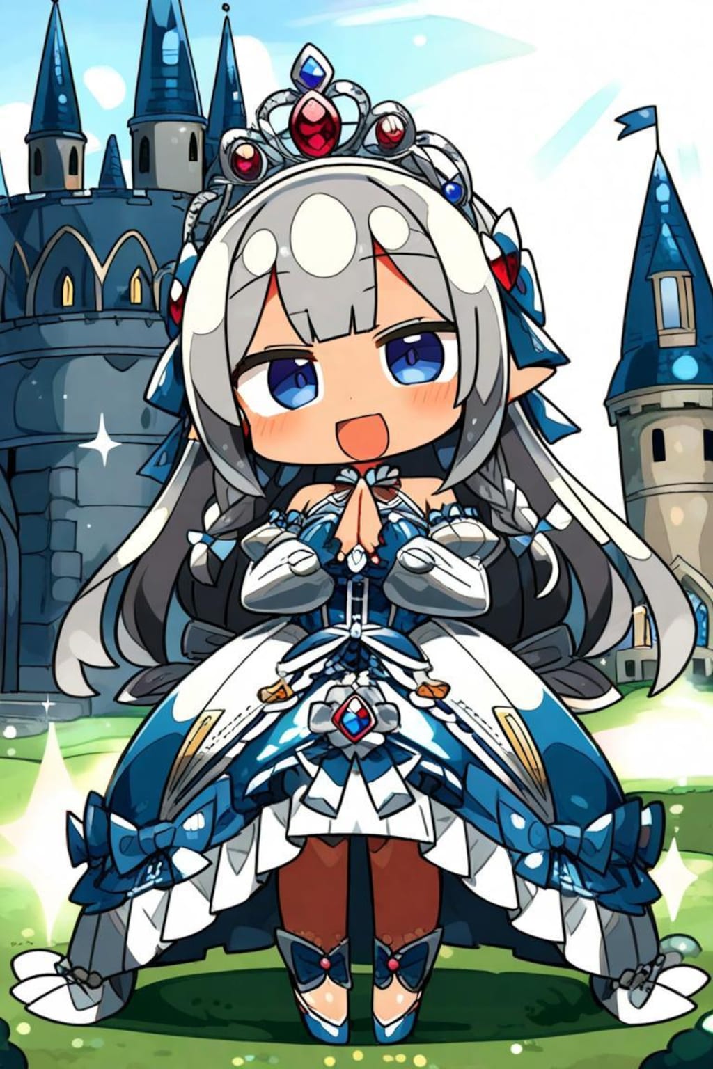 ちびキャラ　お姫様