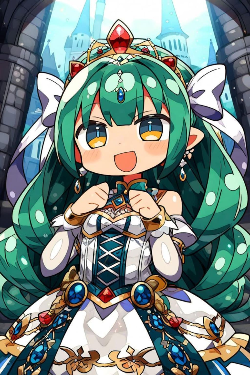 ちびキャラ　お姫様