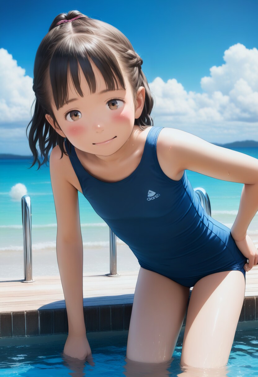 乗り気じゃないのに悪友に誘われ海へ行ったら偶然にもクラスの気になる娘が居て目が合ったら恋に落ちてた僕の夏2024
