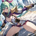 戦うビキニアーマーの戦士 4枚目