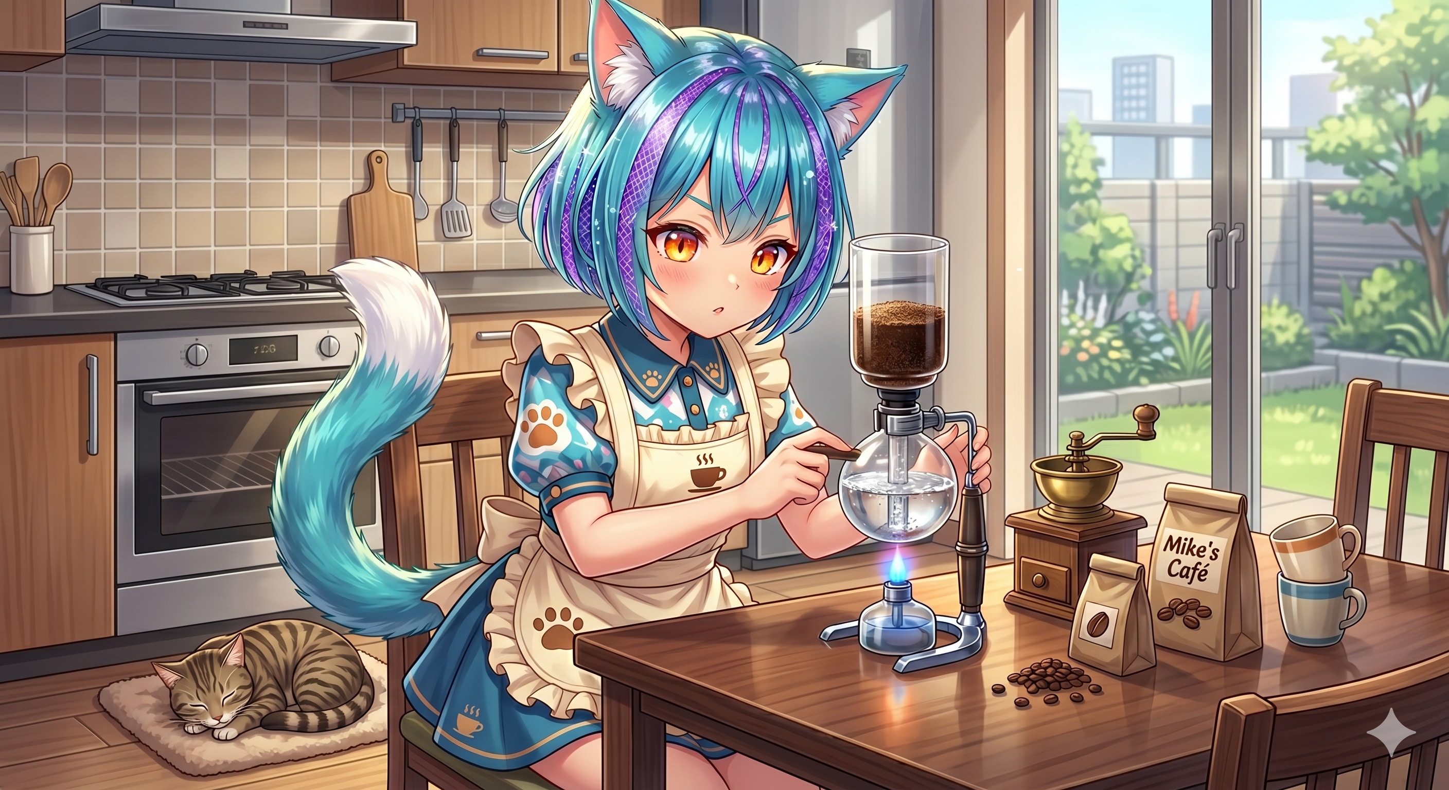 ミケちゃんこだわりのコーヒー☕️ | の人気AIイラスト・グラビア