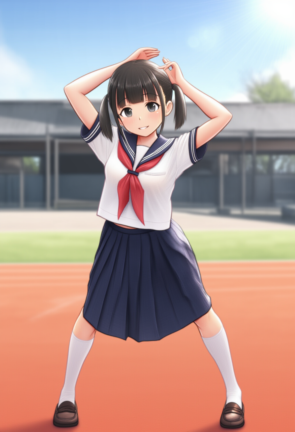 セーラー服 赤スカーフ