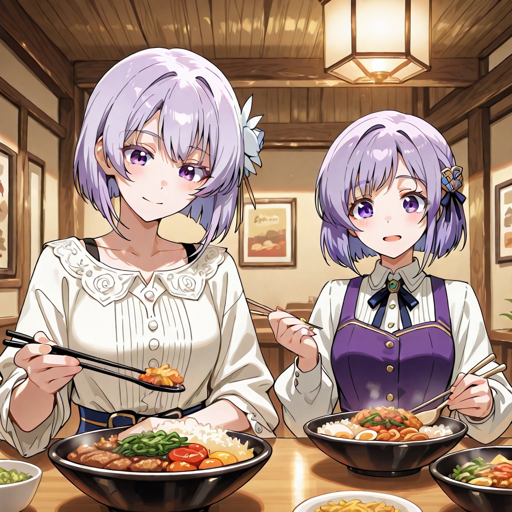 食事風景 | の人気AIイラスト・グラビア