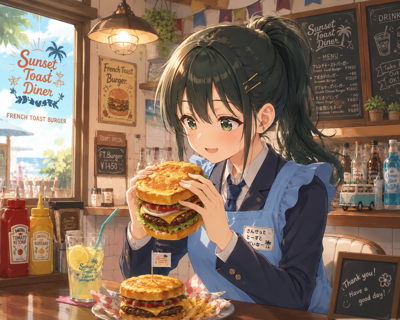 フレンチトーストバーガー
