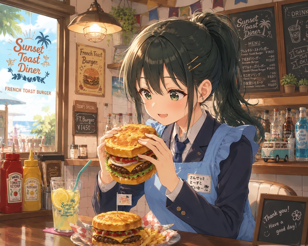 フレンチトーストバーガー