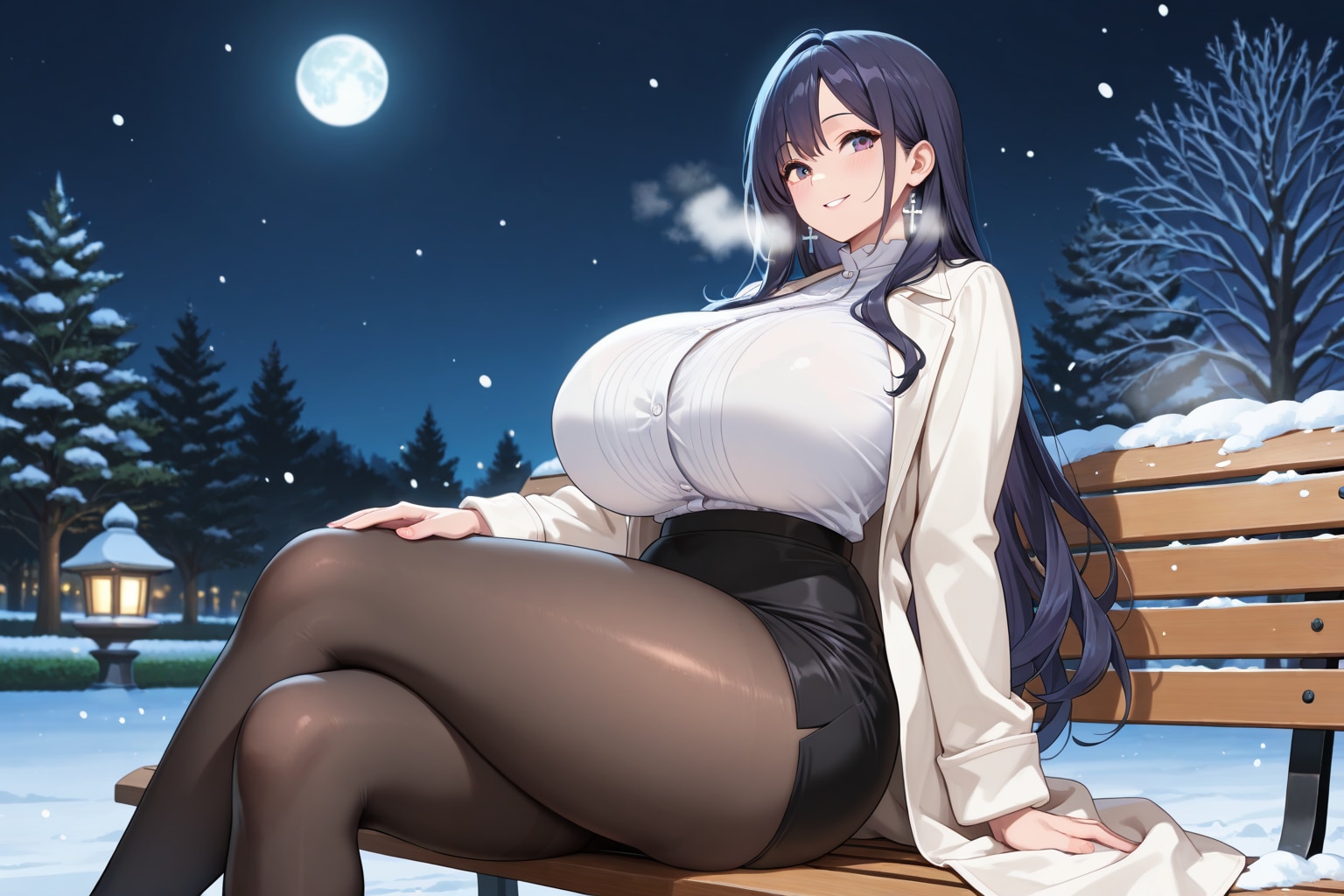 月とふとももとお姉さんと