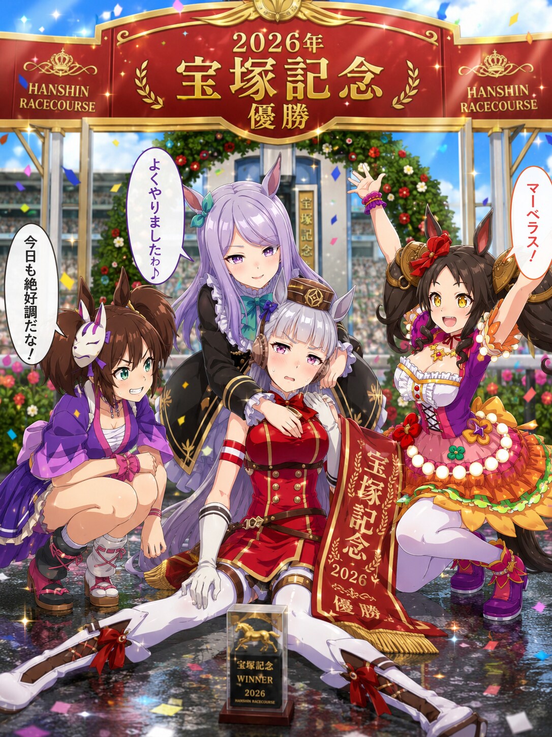親子連覇おめでとう🎉