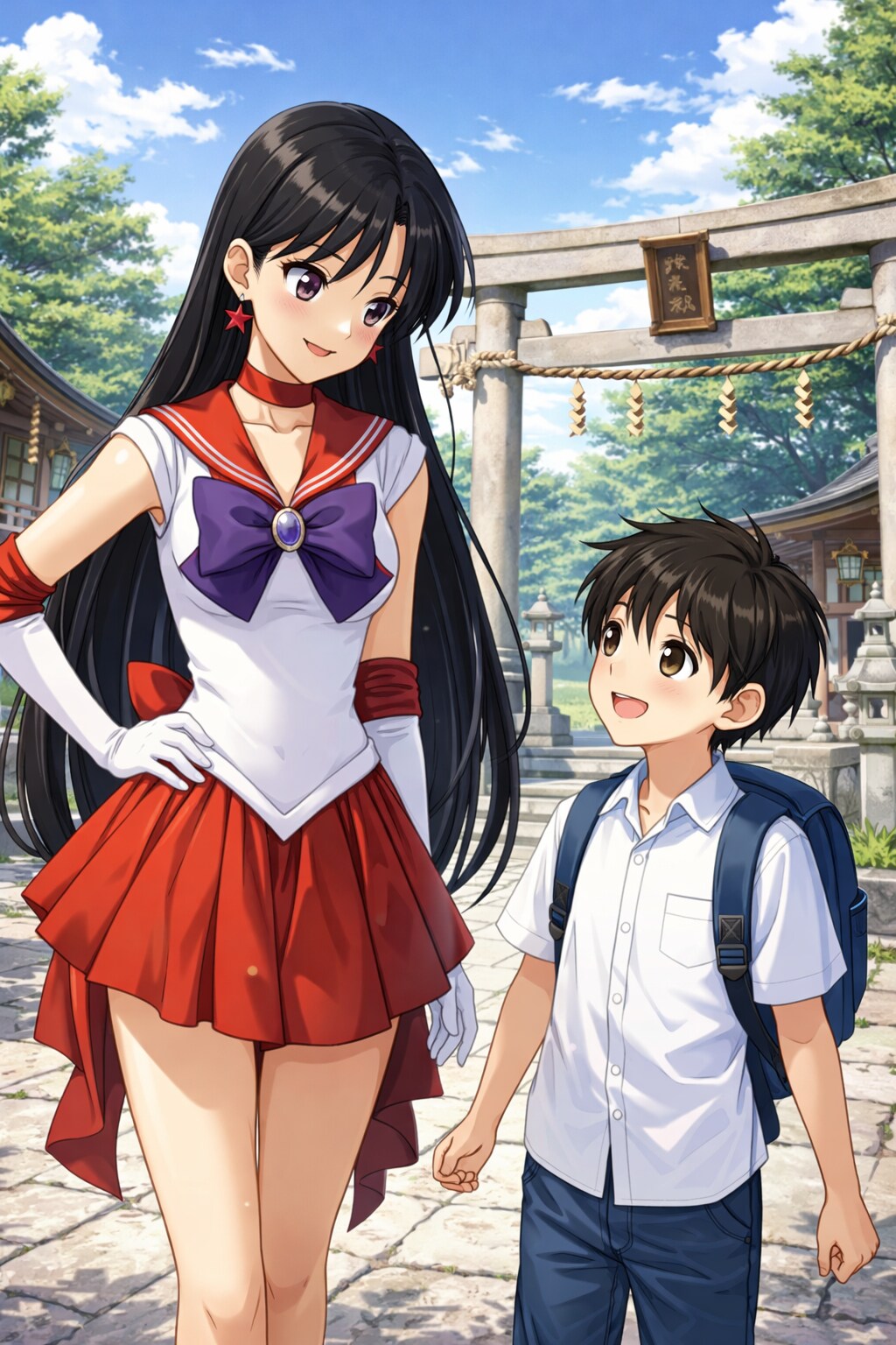 麗馬と良冥！第2話2 | の人気AIイラスト・グラビア