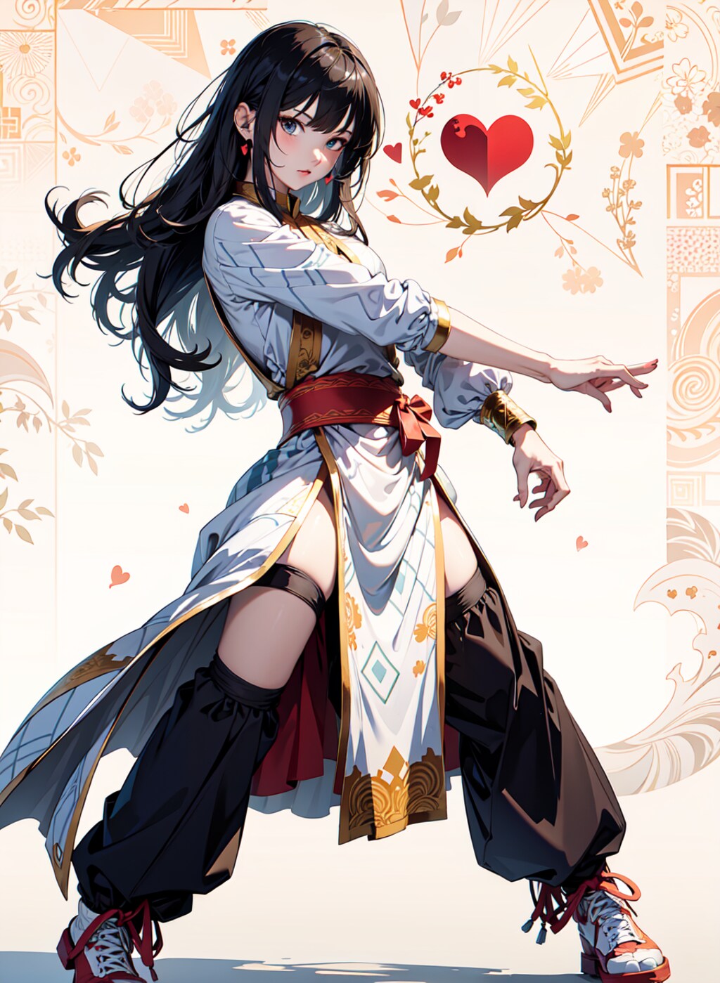 太ももが眩しいチャイナドレス