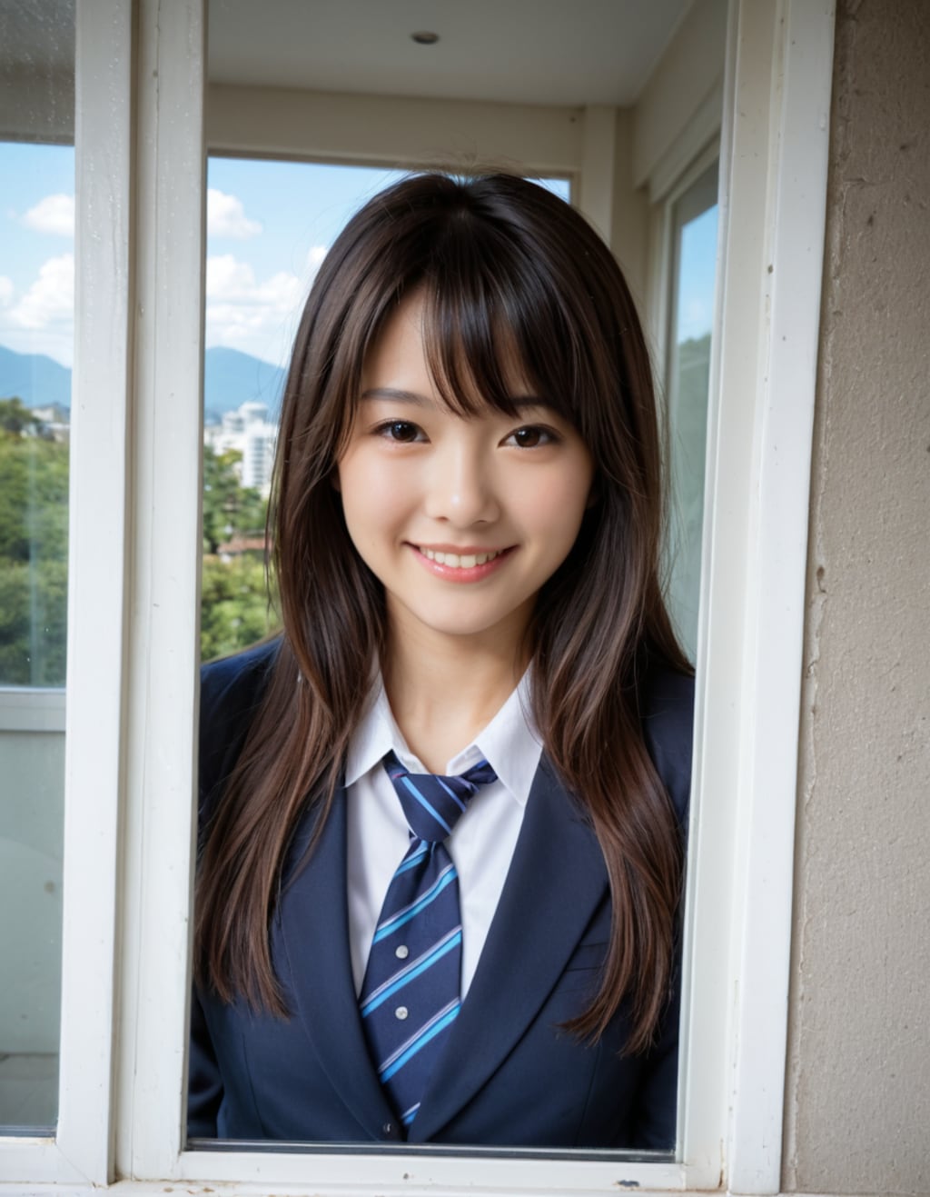 窓越しの君