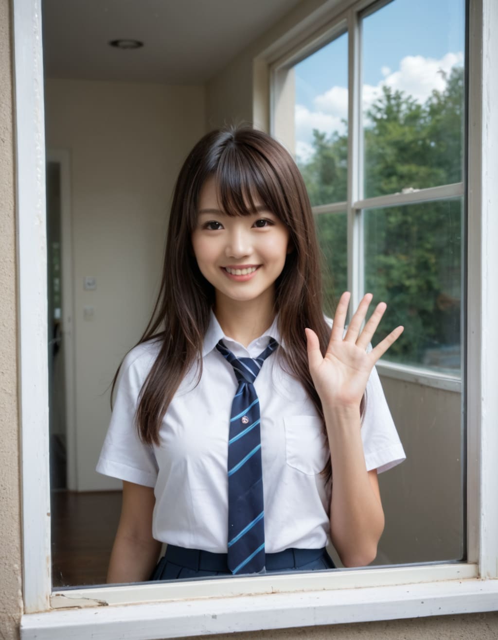 窓越しの君