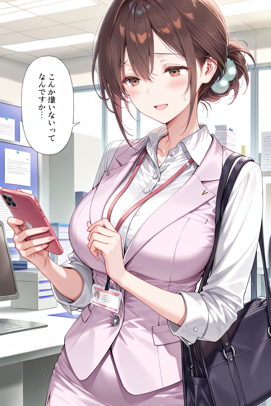 急ぐOL　遅れちゃう！　＋おまけ画像（没）