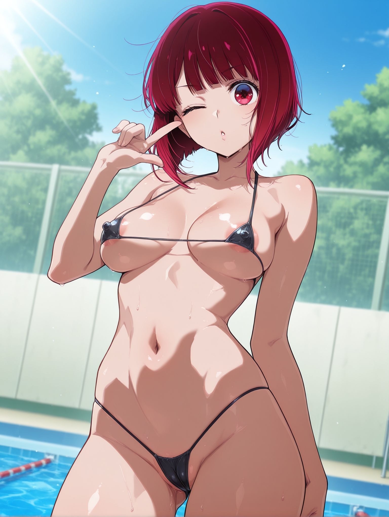 有馬かな×マイクロビキニ