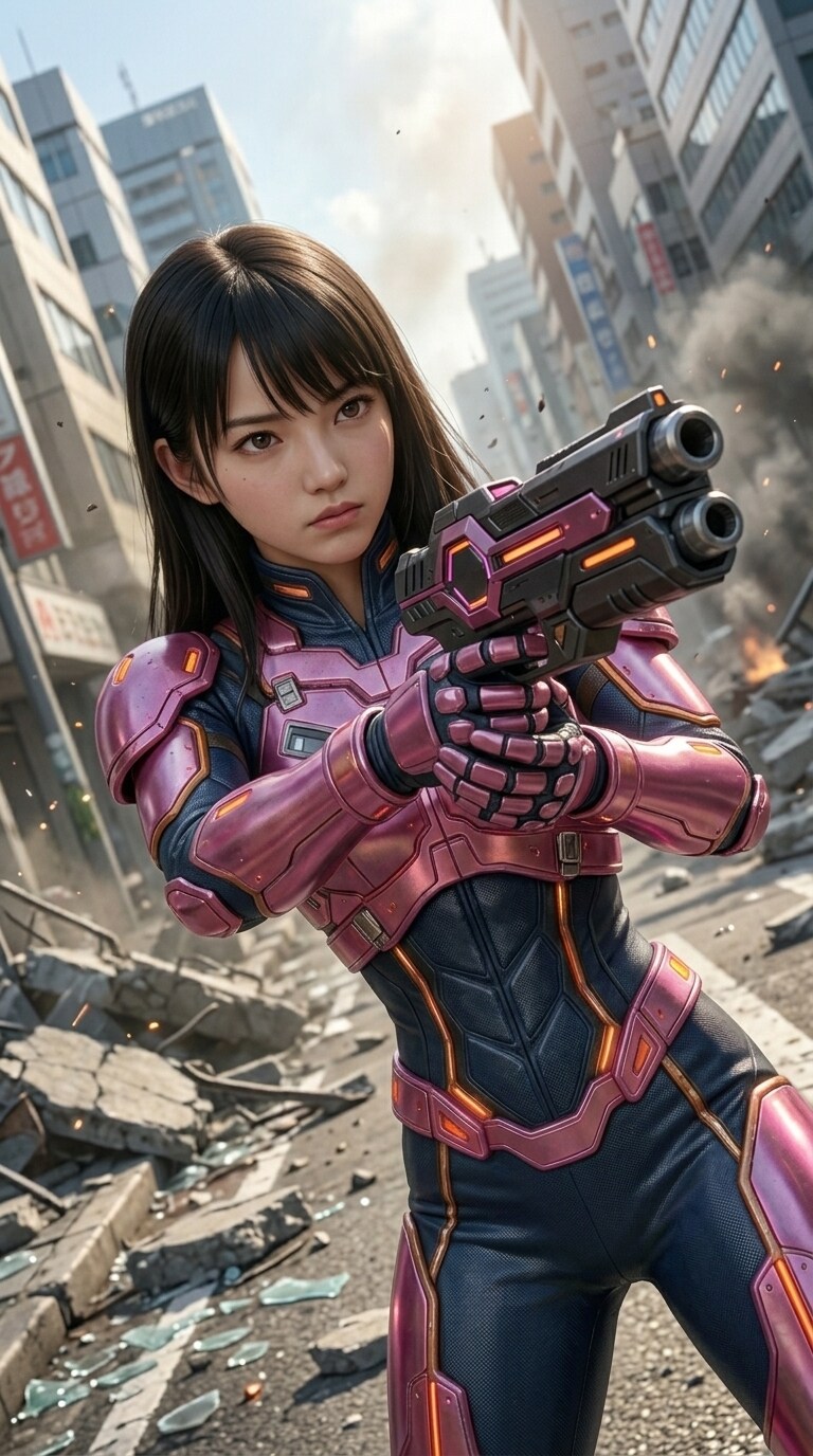 メタルヒロイン　アクション（メットオフ） | の人気AIイラスト・グラビア