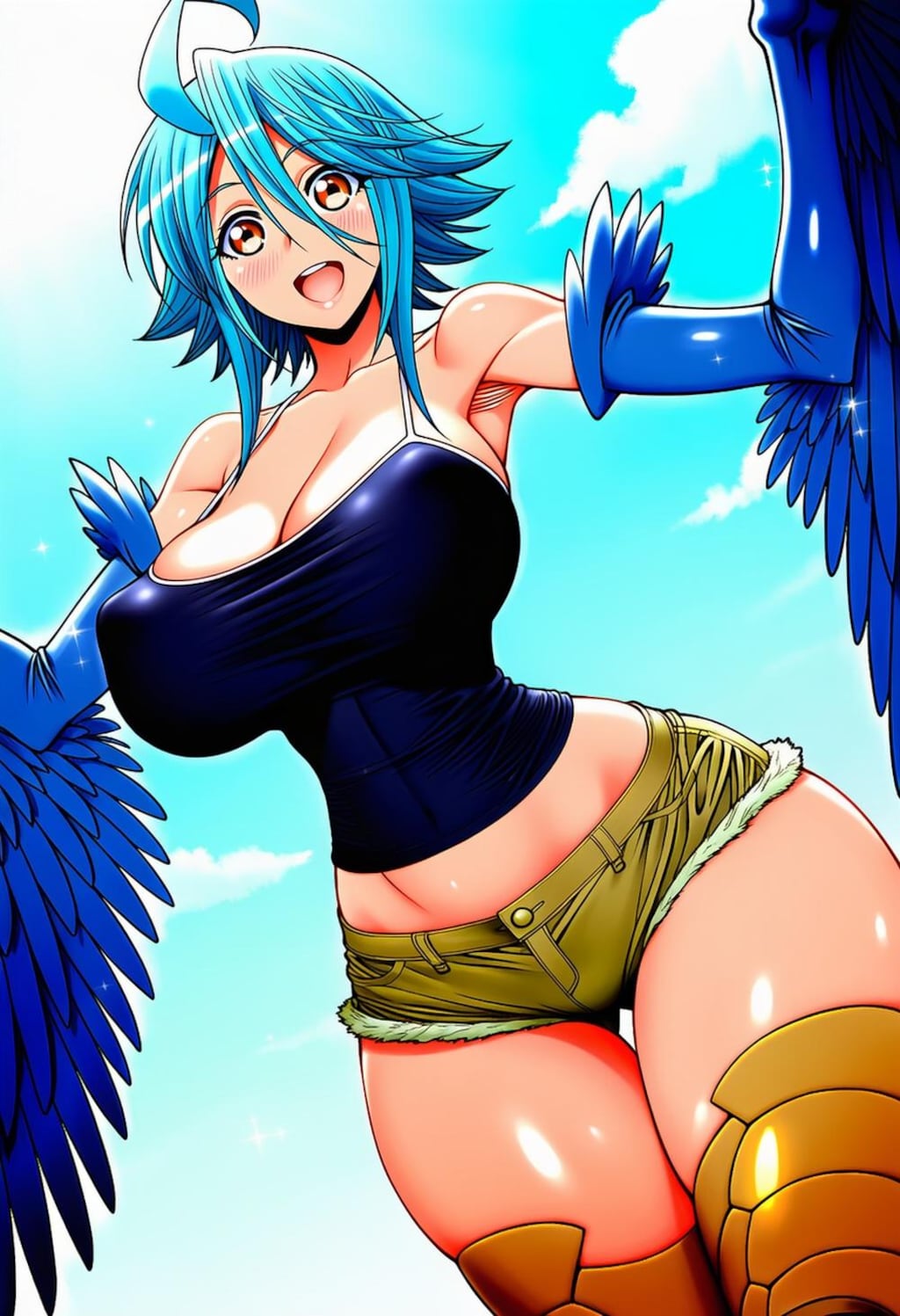 空飛ぶ花嫁ブルマ各種コスプレハーピー人妻