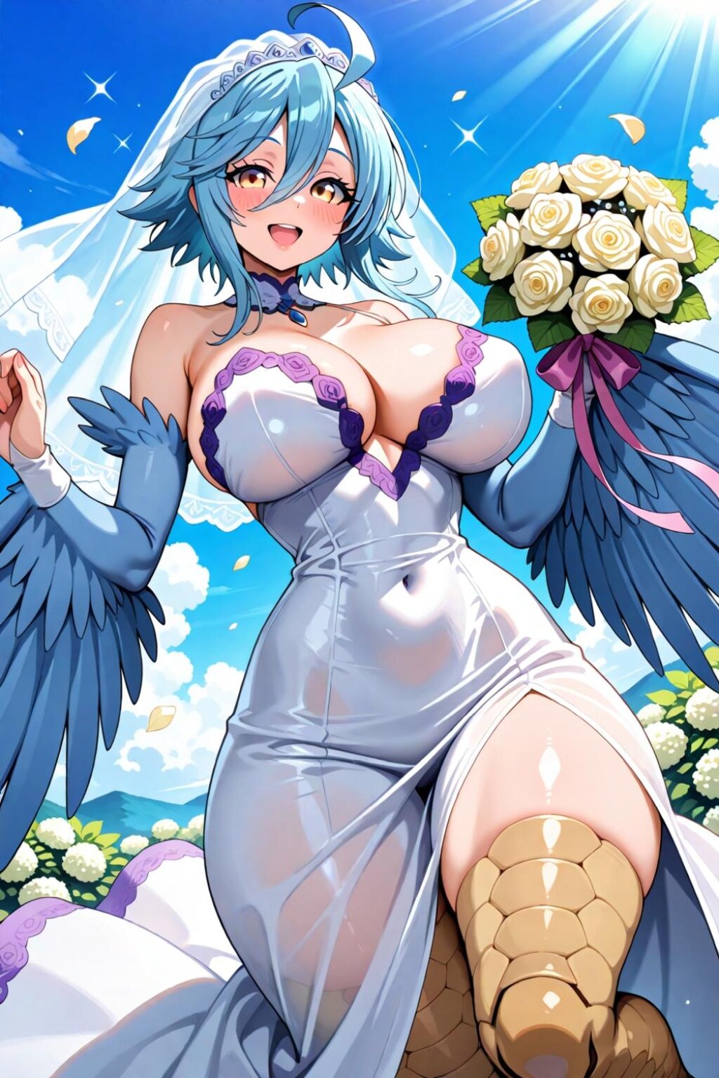 空飛ぶ花嫁ブルマ各種コスプレハーピー人妻