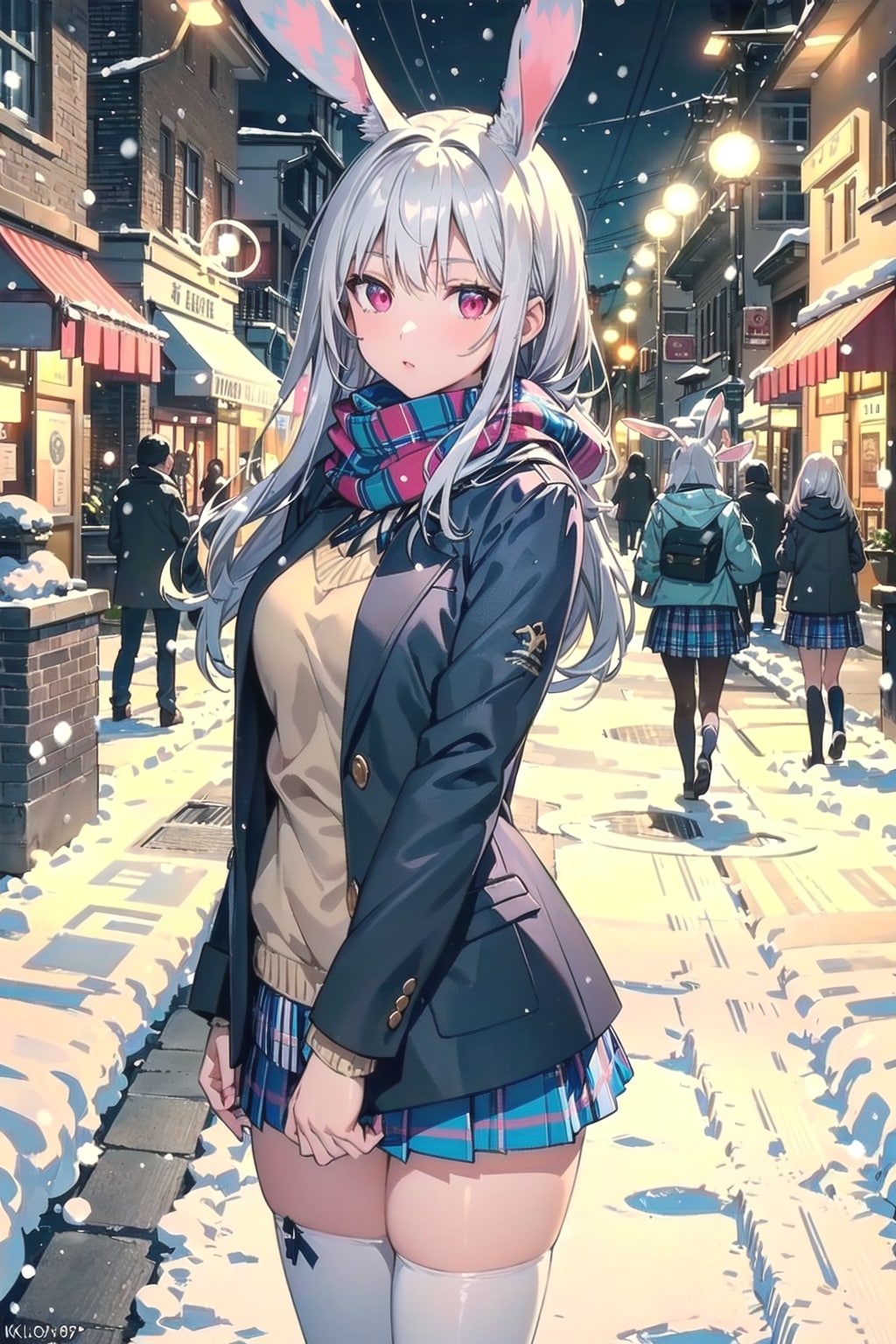 冬でもミニスカなのです🐰✨