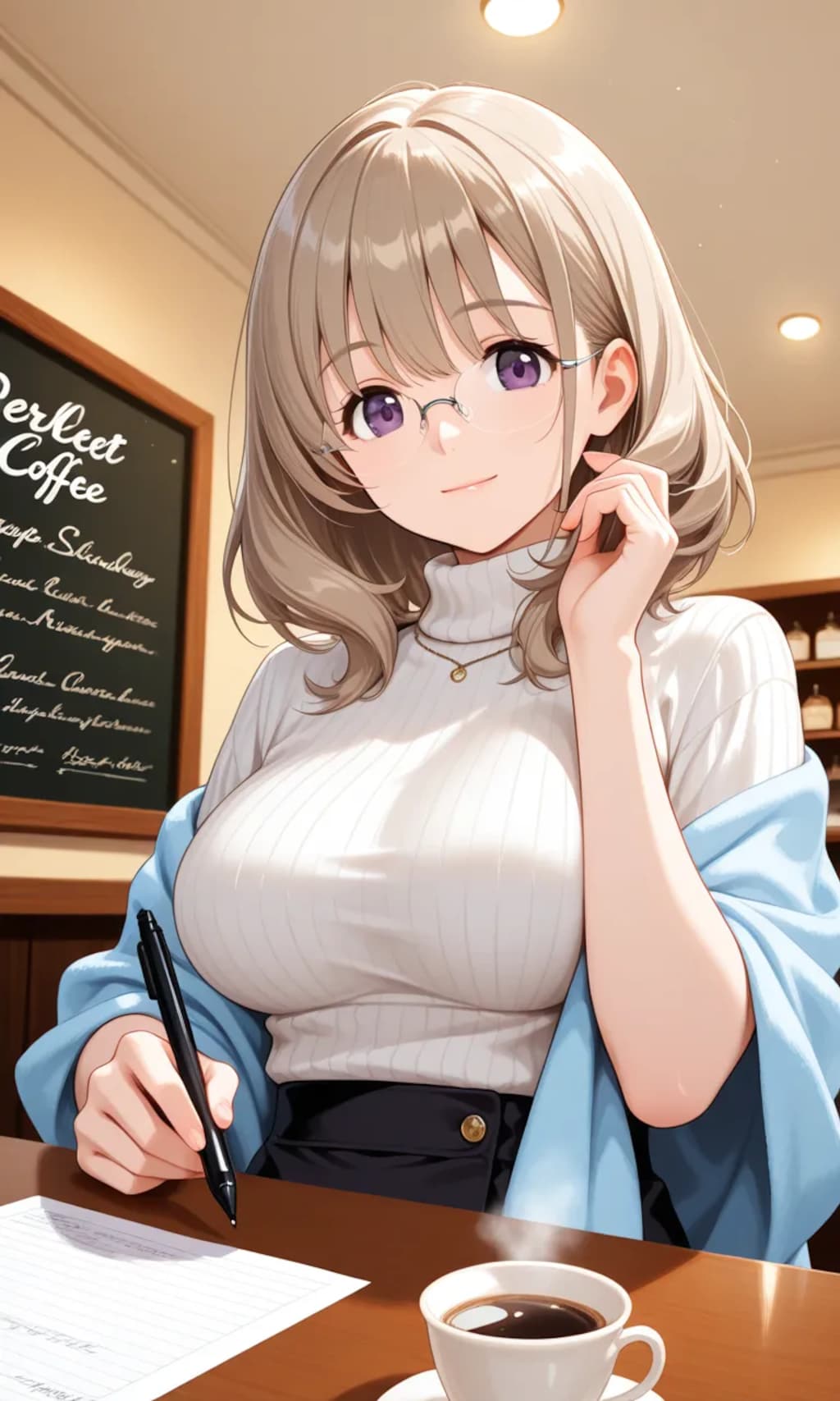 眼鏡っ子_「ご注文はうさぎですか？」青山ブルーマウンテン