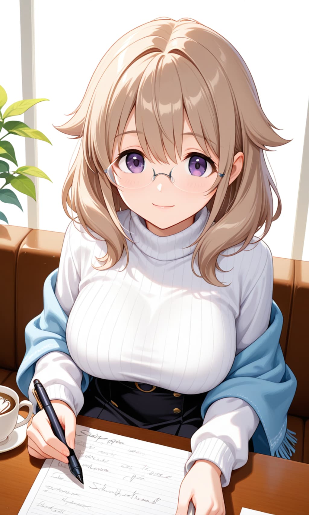 眼鏡っ子_「ご注文はうさぎですか？」青山ブルーマウンテン