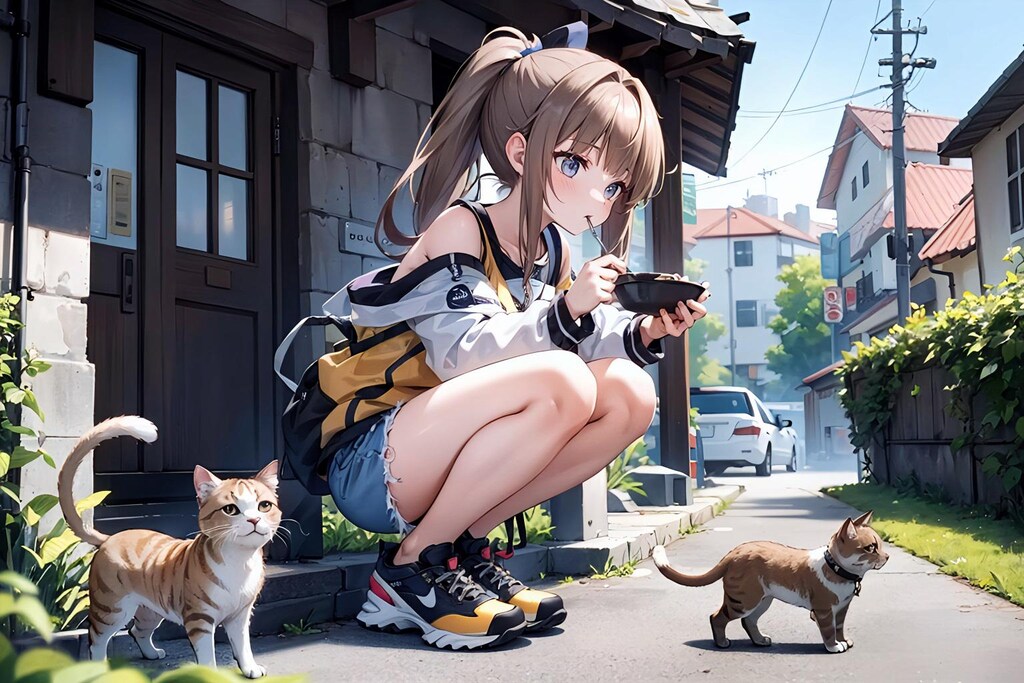 猫と少女