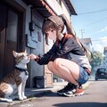 猫と少女 6枚目