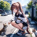 猫と少女 9枚目
