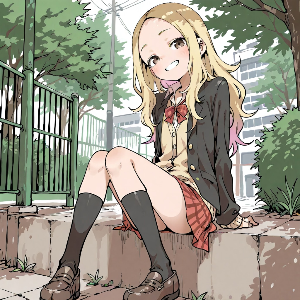 人気漫画風「生意気な新入生」 | の人気AIイラスト・グラビア