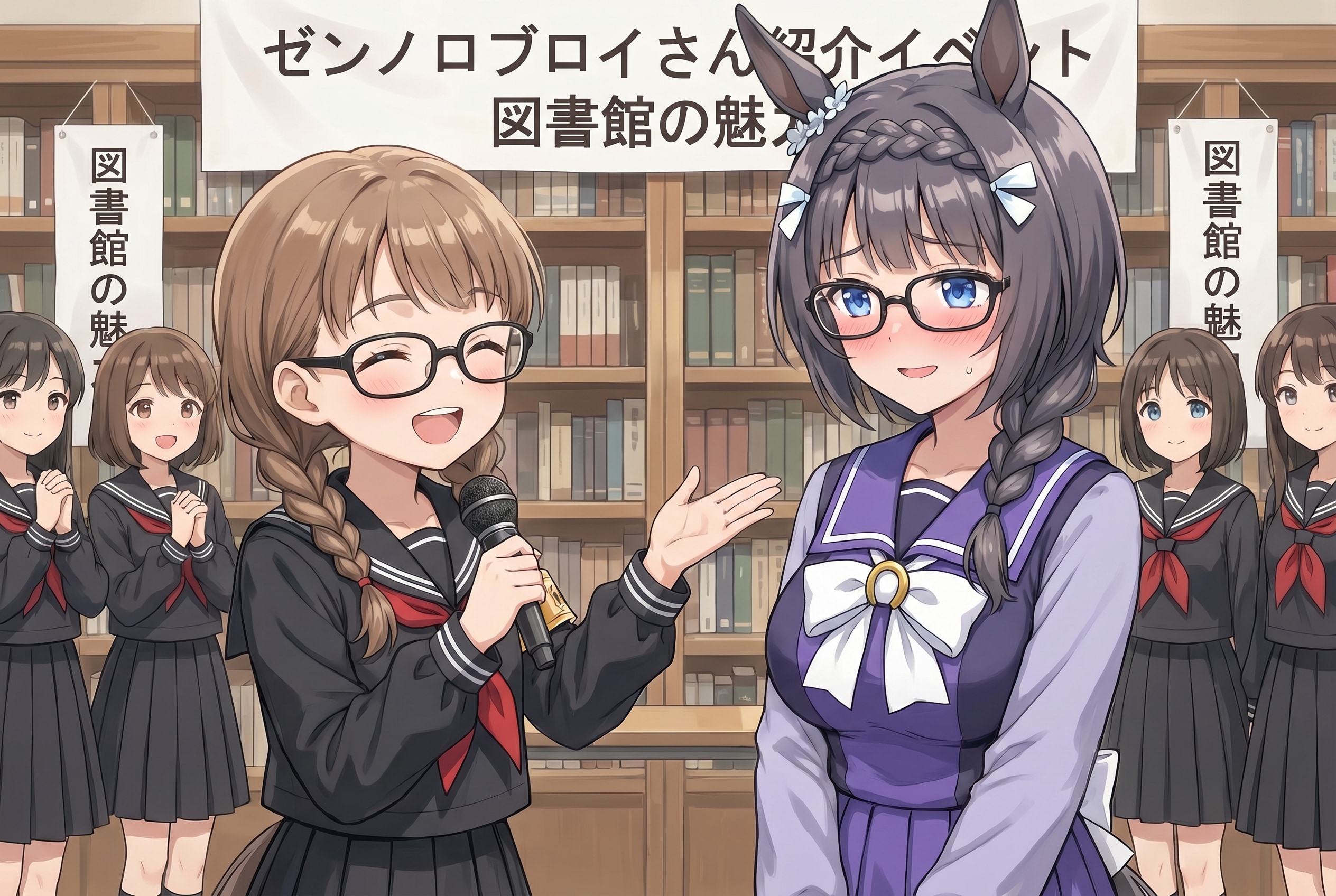 夢の共演・委員長ちゃん×ゼンノロブロイさん