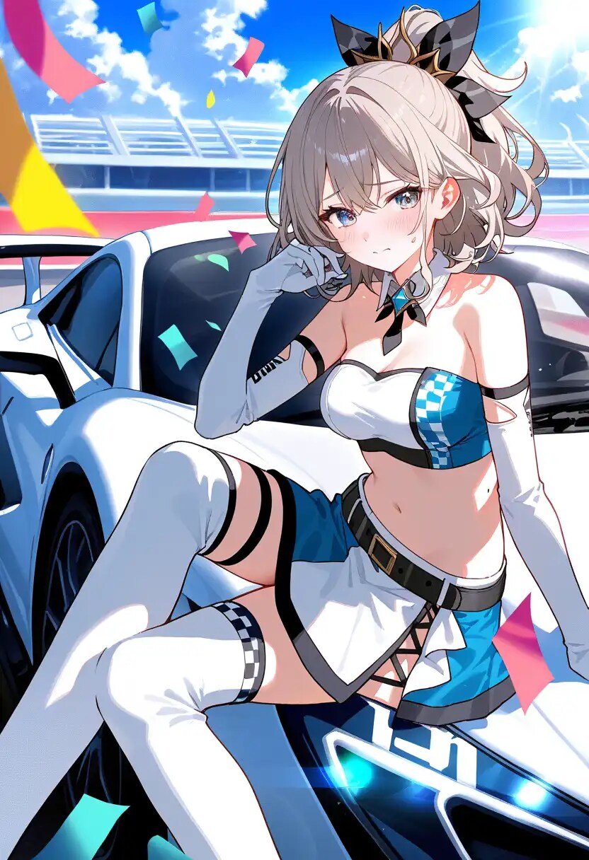 レースクイーンの美少女　Ver.01