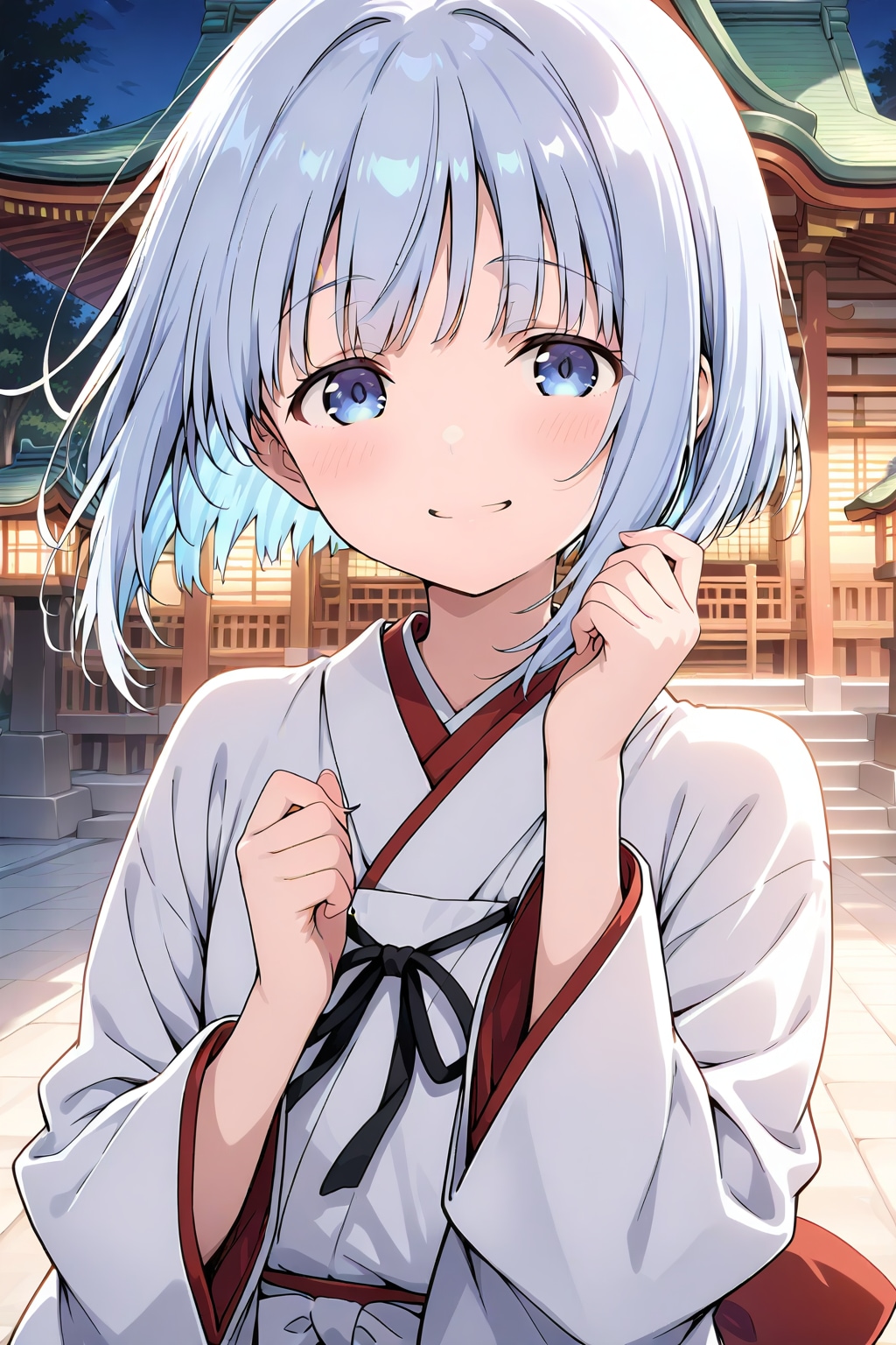 巫女の心に宿る光 | の人気AIイラスト・グラビア