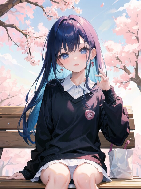 なんで視線が下を向いているのかな～？
