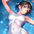white new school swimsuit241231 12枚目