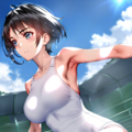 white new school swimsuit241231 10枚目