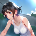 white new school swimsuit241231 8枚目