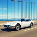 【実験的画像生成】トヨタ2000GT の走行シーン ( 久し振りの投稿です ) 5枚目