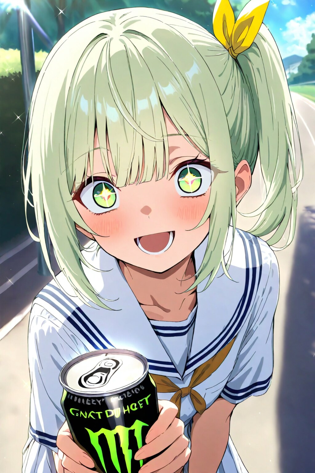 エナドリを、キメどり